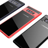 Противоударен Хибриден Калъф за Samsung Note 8, Rock Clarity Case, Червен (3)