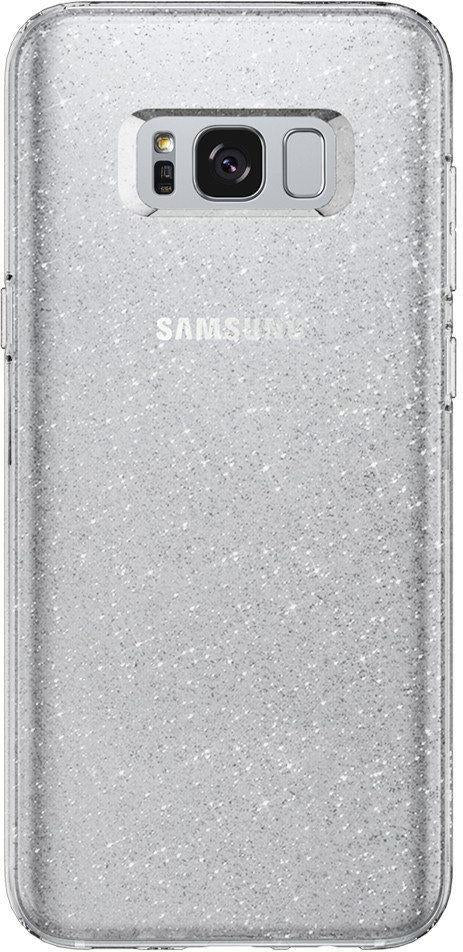 Противоударен Блестящ Калъф за Samsung S8, Spigen Liquid Crystal Glitter Quartz Case, Прозрачен (4)