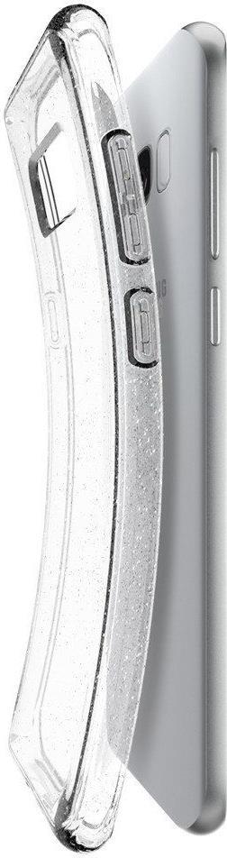 Противоударен Блестящ Калъф за Samsung S8, Spigen Liquid Crystal Glitter Quartz Case, Прозрачен (3)