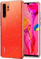Противоударен Блестящ Калъф за Huawei P30 Pro, Spigen Liquid Crystal Glitter Quartz Case, Прозрачен (2)