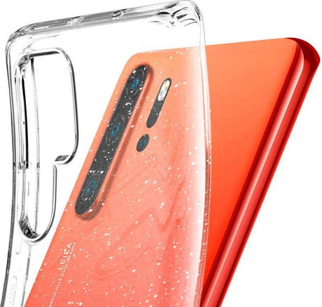 Противоударен Блестящ Калъф за Huawei P30 Pro, Spigen Liquid Crystal Glitter Quartz Case, Прозрачен (6)