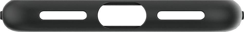 Противоударен Силиконов Калъф за iPhone SE 2022/2020 8/7, Spigen Liquid Crystal Case, Черен (6)