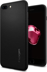 Противоударен Силиконов Калъф за iPhone 8/7 Plus, Spigen Liquid Air Case, Черен (5)