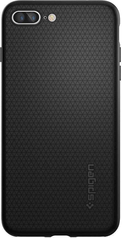 Противоударен Силиконов Калъф за iPhone 8/7 Plus, Spigen Liquid Air Case, Черен (2)