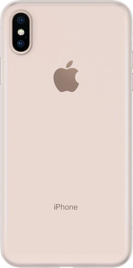 Тънък Калъф за iPhone XS Max, Spigen Air Skin Case, Бял (4)