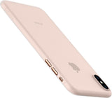 Тънък Калъф за iPhone XS Max, Spigen Air Skin Case, Бял (5)