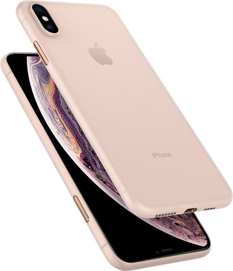 Тънък Калъф за iPhone XS Max, Spigen Air Skin Case, Бял (3)