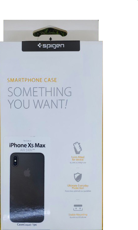 Тънък Калъф за iPhone XS Max, Spigen Air Skin Case, Бял (9)