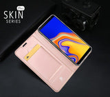 Кожен Калъф за iPhone XS/X, Dux Ducis Skin Pro Book Case, Розов (4)