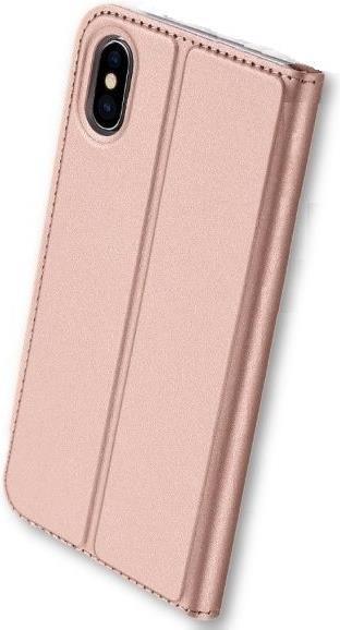 Кожен Калъф за iPhone XS/X, Dux Ducis Skin Pro Book Case, Розов (2)