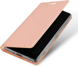 Кожен Калъф за iPhone XS/X, Dux Ducis Skin Pro Book Case, Розов