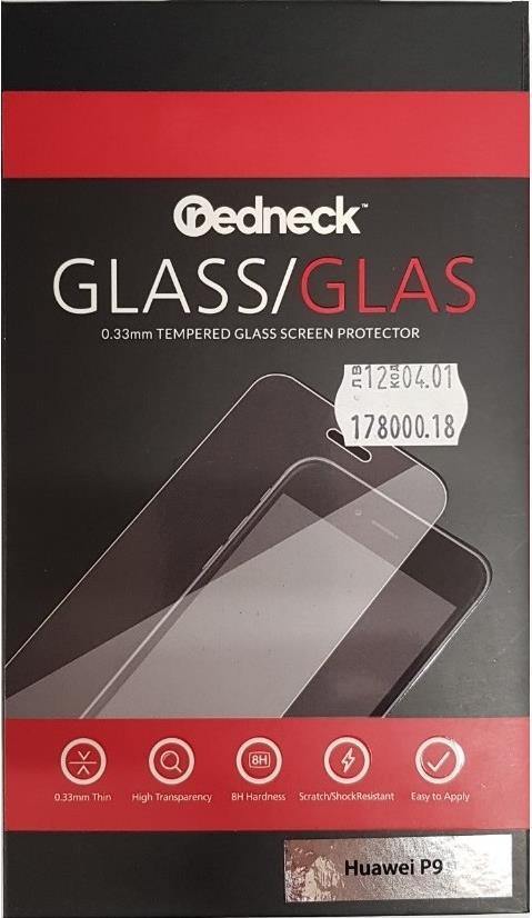 Стъклен Протектор за Huawei P9, Redneck Glass, Прозрачен