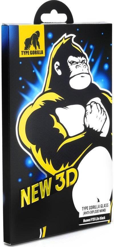 Удароустойчив Протектор за Samsung S7, Gorilla 3D Silicone Glass, Черен