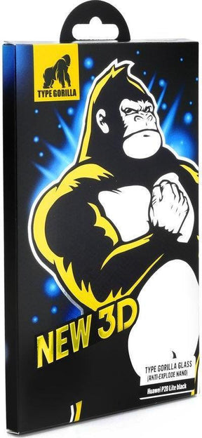 Удароустойчив Протектор за Samsung S7, Gorilla 3D Silicone Glass, Черен