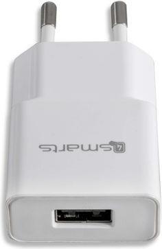 Зарядно за iPhone, 4Smarts 220v Powerplug 1a, Бял (4)