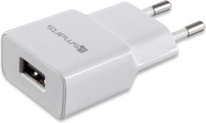 Зарядно за iPhone, 4Smarts 220v Powerplug 1a, Бял (2)