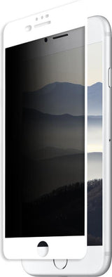 Anti-Spy Стъклен Протектор за iPhone 8/7/6 Plus, Eiger Privacy 3D Glass, Бял (4)