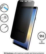 Anti-Spy Стъклен Протектор за Samsung Note 8, Eiger Privacy 3D Glass, Черен (3)