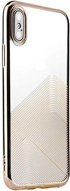 Силиконов Калъф за iPhone 8/7 Plus, Sulada Line Case, Златист