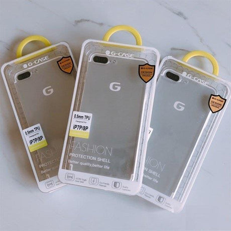Силиконов Калъф за iPhone 8/7, G-Case Plus, Прозрачен