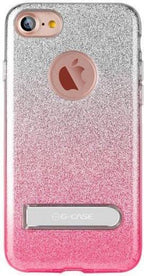 Блестящ Калъф с Поставка за iPhone SE 2022/2020 8/7, G-Case Shining Holder, Златист
