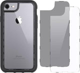 Противоударен Хибриден Калъф за iPhone SE 2022/2020 8/7/6, Griffin Suvivor Thin Case, Черен (2)