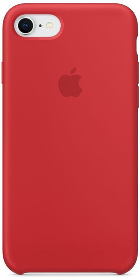 Оригинален Силиконов Калъф за Apple iPhone SE 2022-2020 8-7, Silicone Case MN6H3ZM/A, Червен
