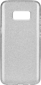 Блестящ Силиконов Калъф за Samsung S10, Forcell Shining Case, Сребрист (2)