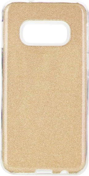 Блестящ Силиконов Калъф за Samsung S10e, Forcell Shining Case, Златист