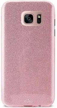 Блестящ Силиконов Калъф за Samsung S7, Forcell Shining Case, Розов