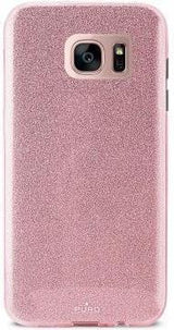 Блестящ Силиконов Калъф за Samsung S7, Forcell Shining Case, Розов