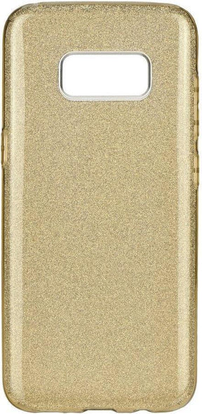 Блестящ Силиконов Калъф за Samsung S6, Forcell Shining Case, Златист