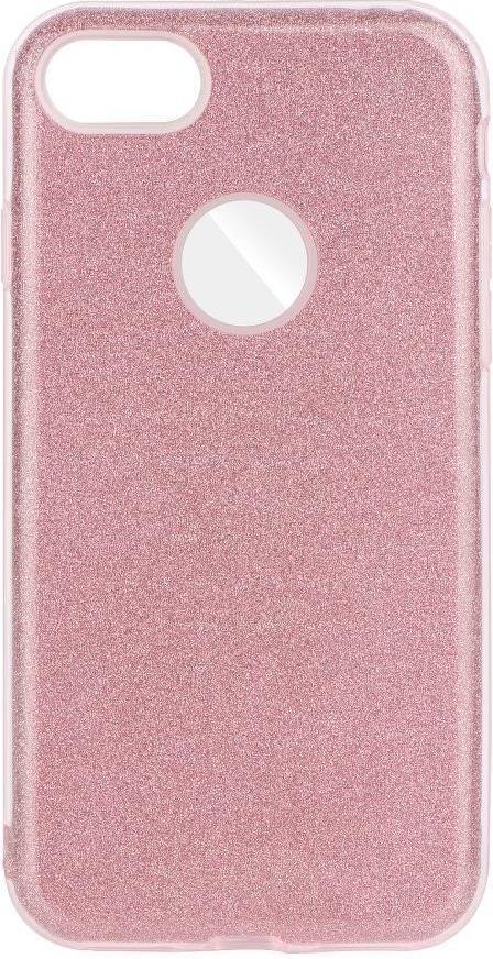 Блестящ Силиконов Калъф за Samsung S6, Forcell Shining Case, Розов