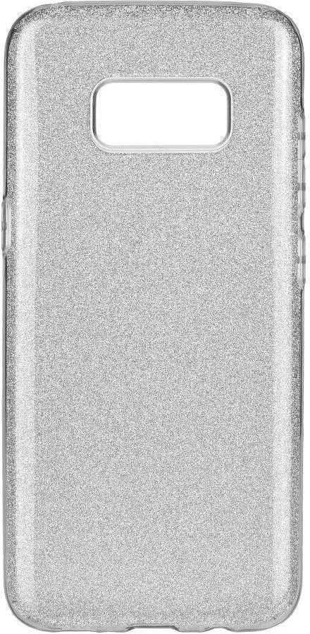 Блестящ Силиконов Калъф за Samsung S6, Forcell Shining Case, Сребрист