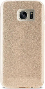 Блестящ Силиконов Калъф за Samsung S7, Forcell Shining Case, Златист