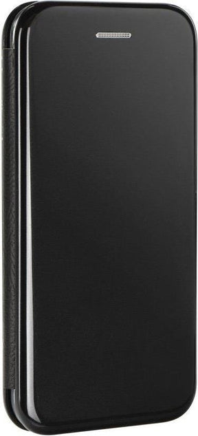 Твърд Калъф за Huawei P9 Lite 2017, Forcell Elegance Premium Book Case, Черен