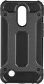 Противоударен Хибриден Калъф за LG K10 2017, Forcell Armor Case, Черен