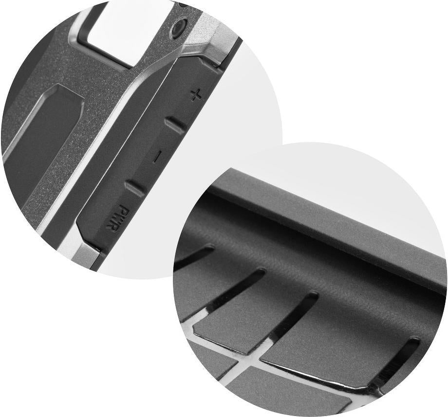 Противоударен Хибриден Калъф за LG K10 2017, Forcell Armor Case, Сив (3)