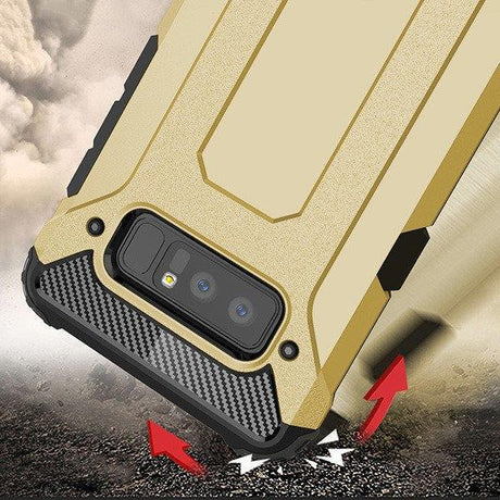 Противоударен Хибриден Калъф за Samsung Note 8, Forcell Armor Case, Златист (2)