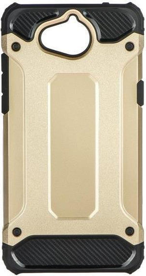 Противоударен Хибриден Калъф за Huawei Y5/Y6 2017, Forcell Armor Case, Златист