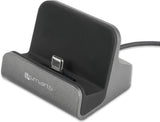 Стойка за Зареждане на Телефон, 4Smarts Holder VoltDock USB-C, Сив