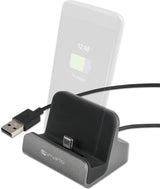 Стойка за Зареждане на Телефон, 4Smarts Holder VoltDock USB-C, Сив (6)