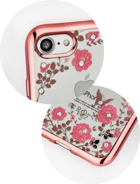 Силиконов Калъф с Камъни за Nokia 3, Forcell Diamant Case, Розов (3)