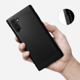 Противоударен Силиконов Калъф за Samsung Note 10, Ringke Onyx Case, Черен (2)