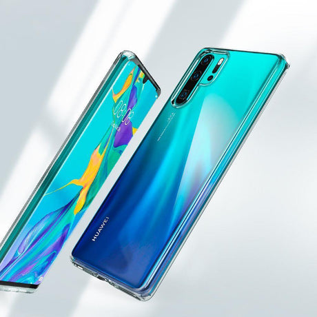 Противоударен Хибриден Калъф за Huawei P30 Pro, Spigen Ultra Hybrid Case, Прозрачен (7)