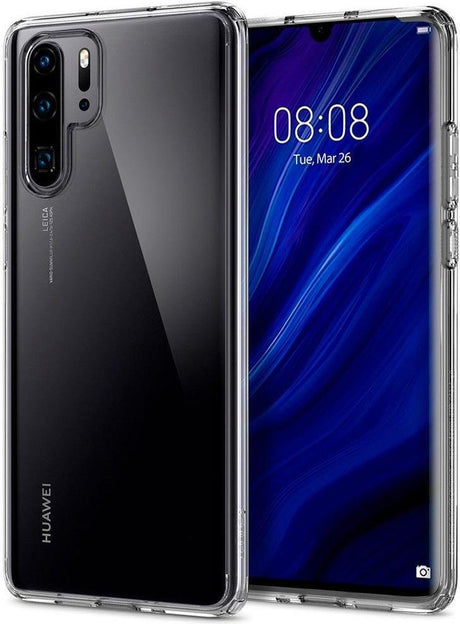 Противоударен Хибриден Калъф за Huawei P30 Pro, Spigen Ultra Hybrid Case, Прозрачен (3)