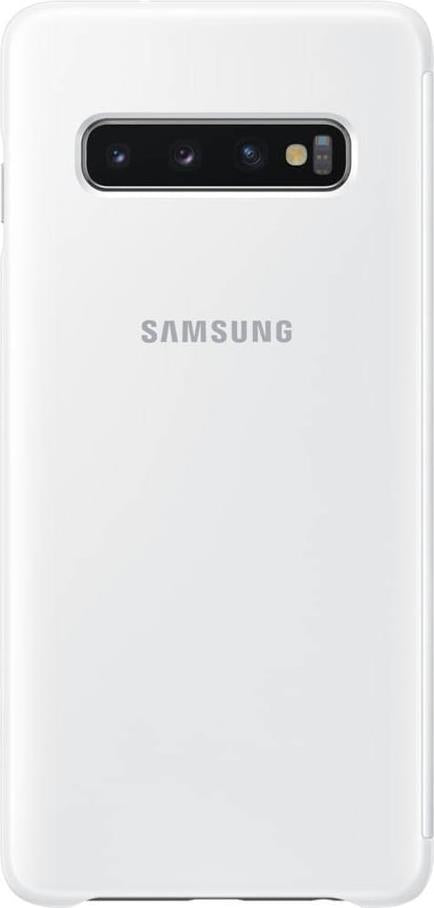 Оригинален Активен Калъф за Samsung S10 Clear View Cover Book Case Ef-Zg973cwe, Бял (3)