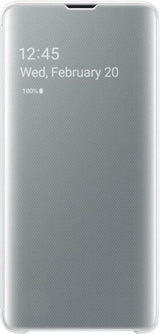 Оригинален Активен Калъф за Samsung S10 Clear View Cover Book Case Ef-Zg973cwe, Бял