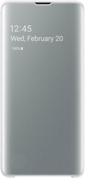 Оригинален Активен Калъф за Samsung S10 Clear View Cover Book Case Ef-Zg973cwe, Бял