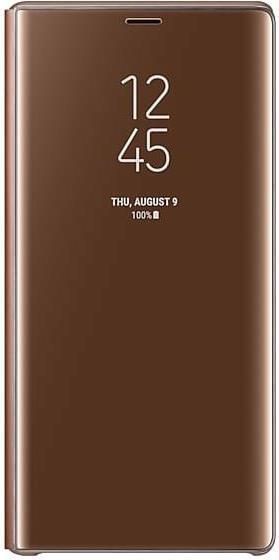 Оригинален Активен Калъф за Samsung Note 9 Clear View Cover Book Case EF-ZN960CAEGWW, Кафяв